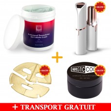Oferta promotionala Crema celulita Remary la 500 ml + Pudra albire dinti GRATIS + Epilator facial GRATIS + Masca faciala Colagen GRATIS - Sets - Remary - 4 produse